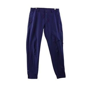 Mack Weldon Performance Stretch Golf Pants Men Medium Navy Blue‎ Jogger Style